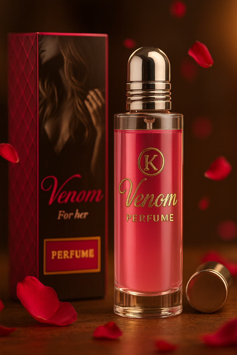 Venom For Her – Perfume Femenino con Feromonas | Seducción Instantánea en Roll-on Portátil